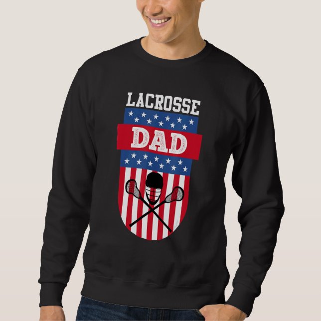 Sweatshirt Mens Lacrosse Papa (Devant)