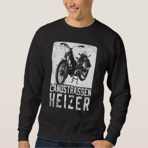 Sweatshirt Mens Landstrasse Chauffage cyclé Mokick Scooter