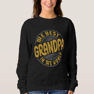 Sweatshirt Mens Le Meilleur Grand-Père Dans La Fête des pères