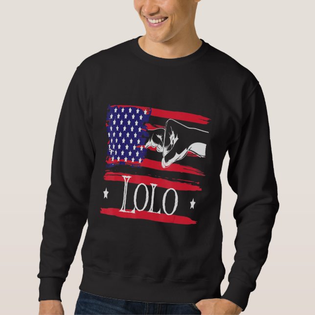 Sweatshirt Mens Lolo (Devant)