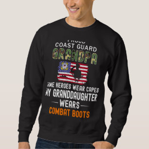 Sweatshirt Mens Ma Petite-Fille Porte Des Bottes De Combat Fi