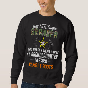 Sweatshirt Mens Ma Petite-Fille Porte Des Bottes De Combat Na