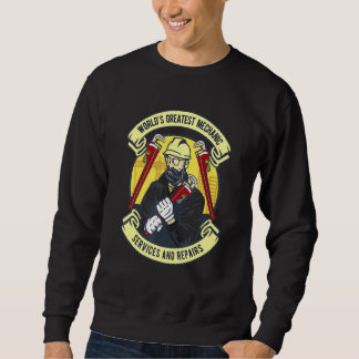 Sweatshirt Mens Mécanique Homme Fierté de travail Mécanicien