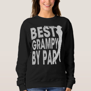 Sweatshirt Mens Meilleur Grampy Par Par Vintage Pro Golfer Pè