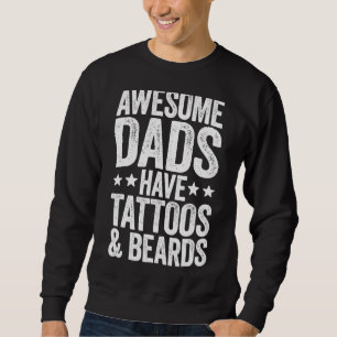 Sweatshirt Mens Mens Les Pères Magnifiques Ont Des Tatouages 
