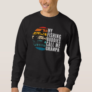 Sweatshirt Mens Mes Épouses De Pêche M'Appelent Grampa Fisher