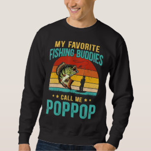 Sweatshirt Mens Mes Épouses De Pêche Préférées Appelez-Moi Po
