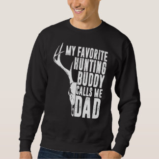 Sweatshirt Mens Mon Époux De Chasse Favorite M'Appelle Papa D