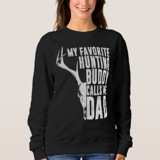 Sweatshirt Mens Mon Époux De Chasse Favorite M'Appelle Papa D