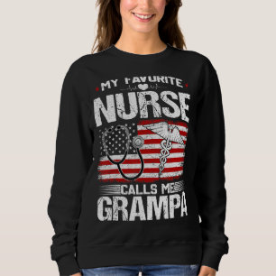 Sweatshirt Mens Mon Infirmière Préférée M'Appelle Pat Infirmi