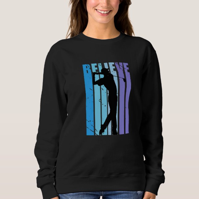 Sweatshirt Mens Motivational Retro Golf Golf Vintage Golfe (Devant)