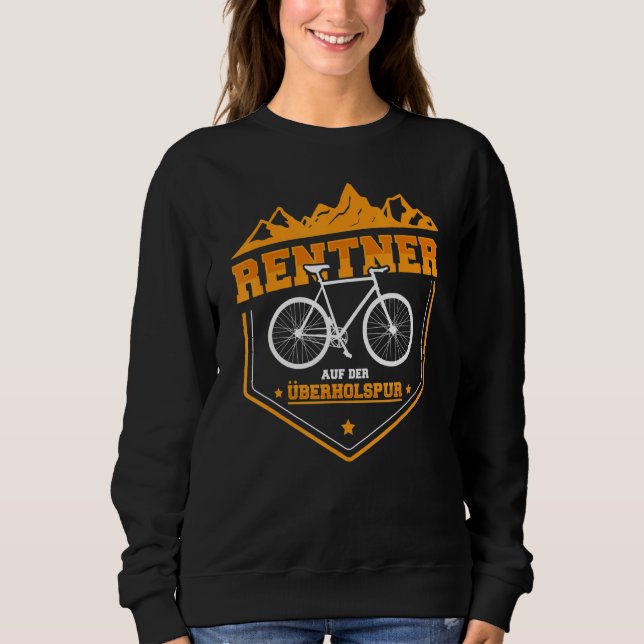 Sweatshirt Mens Mountain Vélo Pensioner Sur Le Fast (Devant)