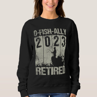 Sweatshirt Mens OFishally Retraité 2023 O Pêcheur de l'Ally d