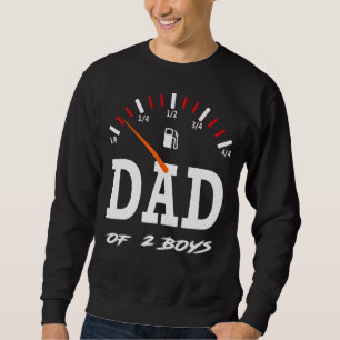 Sweatshirt Mens Papa De 2 Garçons Père Ou Grand-Père De 2 Enf