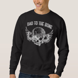 Sweatshirt Mens Papa To Bone Papa Plaisanter Père Pun Vintage