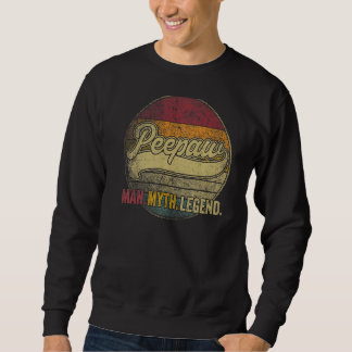 Sweatshirt Mens Peepaw L'Homme Le Mythe La Légende Grand-Père