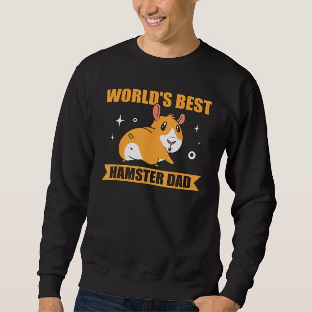 Sweatshirt Mens Pet Hamster Dad Hamster Animal Father (Devant)