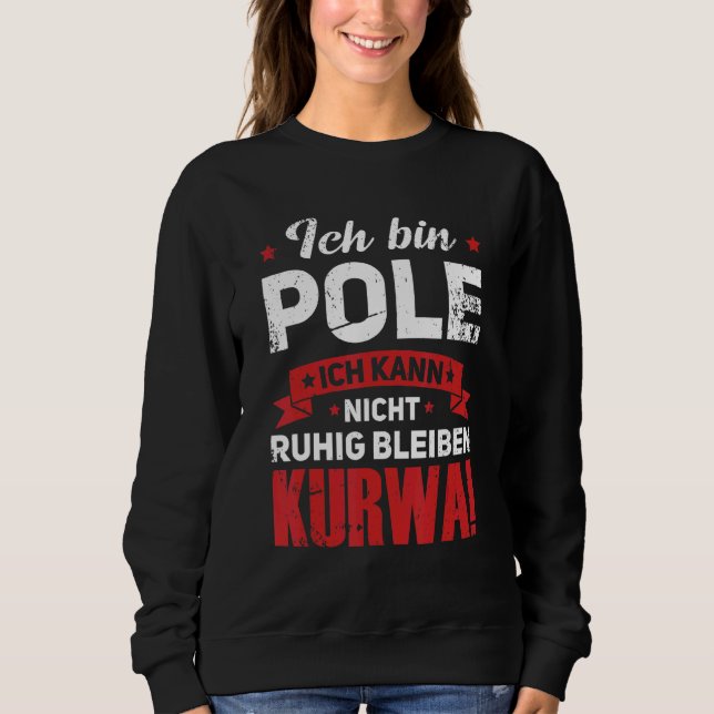 Sweatshirt Mens Pologne Pologne (Devant)