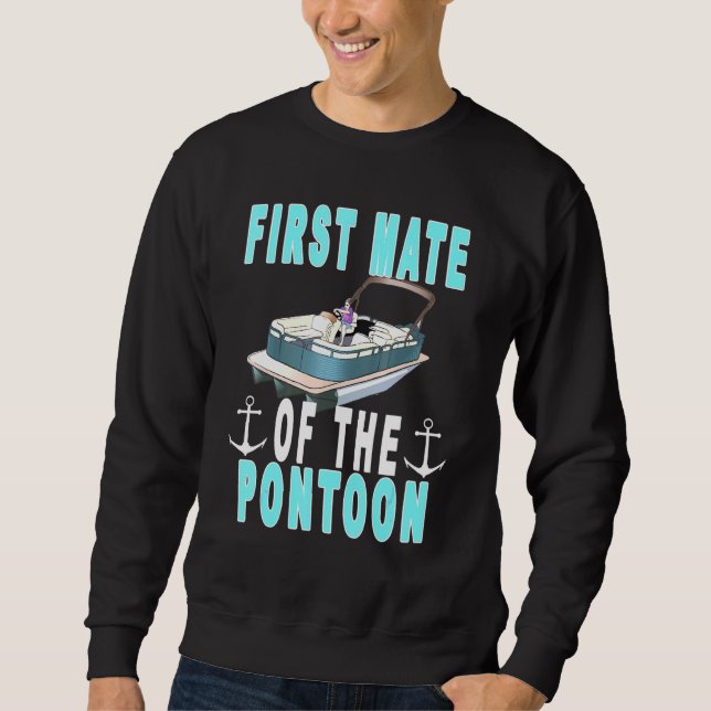 Sweatshirt Mens Pontoon Premier Mate Pontoon Capitaine Et Pre (Devant)