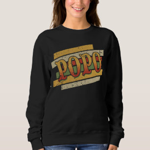 Sweatshirt Mens Popo Retro Vintage Stepdad Stepfather