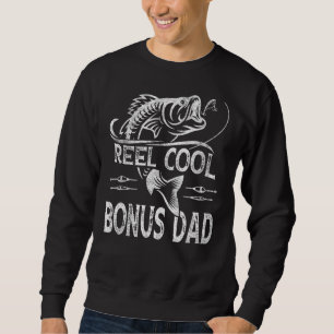 Sweatshirt Mens Reel Cool Bonus Papa Fête des pères de pêche