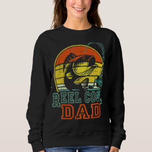 Sweatshirt Mens Reel Cool Papa Pêcheur Papa Père Père Fis