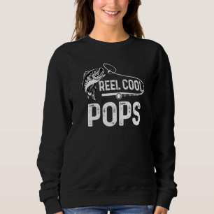 Sweatshirt Mens Reel Cool Pops Pour Daddy Usa Fishing Père