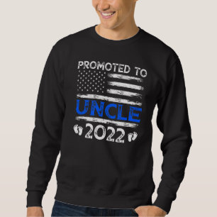 Sweatshirt Mens Retro Promu À Oncle 2022 Drapeau Américain Pè
