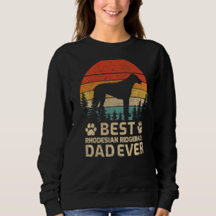 Sweatshirt Mens Retro Vintage Best Rhodesian Ridgeback Papa E