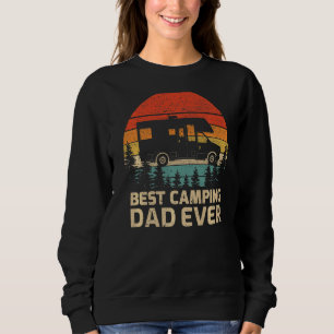 Sweatshirt Mens Retro Vintage meilleur Camping Papa Jamais Pè