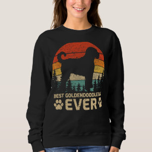 Sweatshirt Mens Retro Vintage Meilleur Goldendoodle Papa Jama