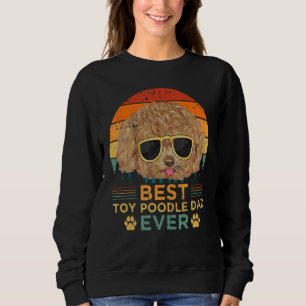 Sweatshirt Mens Retro Vintage Sunset Best Toy Poody Papa Fath