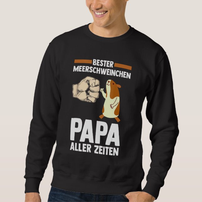 Sweatshirt Mens Rodent Guinea Pig Father Dad Guinea Pig (Devant)