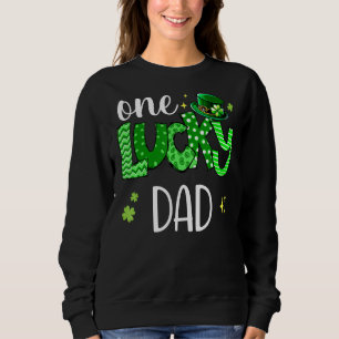 Sweatshirt Mens Shamrock One Lucky Papa Funny St Patrick's Da