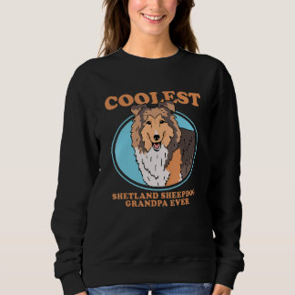 Sweatshirt Mens Shetland Sheepdog Grandpa Dog Owner Sheltie