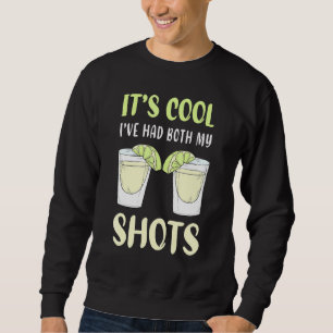 Sweatshirt Mens Son Cool Ive A Eu Mes Deux Chaussures Vaccina