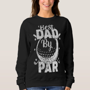 Sweatshirt Mens Style Rétro Meilleur Papa Par Par Golf Papa G