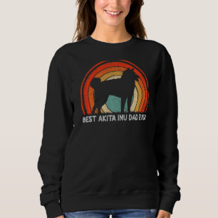 Sweatshirt Mens Style Rétro Vintage Best Akita Inu Papa Jamai