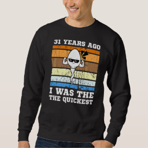 Sweatshirt Mens Swimmer Le Plus Rapide Il Y A 31 Ans Sperm Le