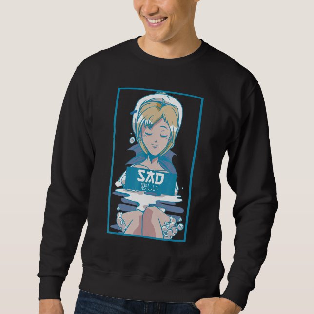 Sweatshirt Mens Tad Vaporwave Femboy esthétique (Devant)