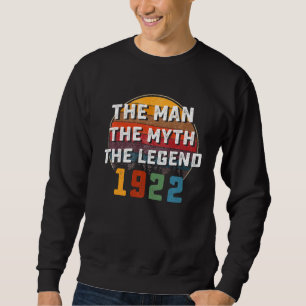 Sweatshirt Mens The Man Myth Legend Vintage 2012 10th Birthda