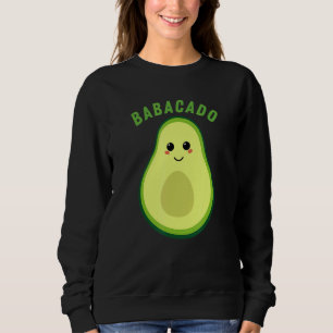 Sweatshirt Mens Vegan Avocado Baba Avocado Papa Correspondant