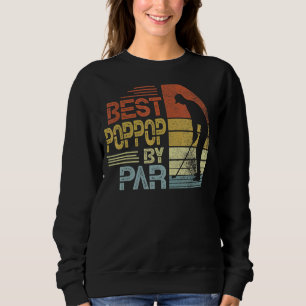 Sweatshirt Mens Vintage Best Poppop By Par Fête des pères Gol