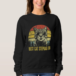 Sweatshirt Mens Vintage Meilleur Chat Stepdad Jamais Rétro Ch