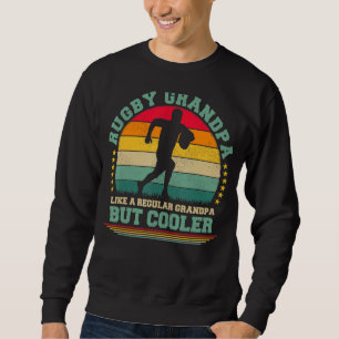 Sweatshirt Mens Vintage Retro Rugby Grandpa Fête des pères