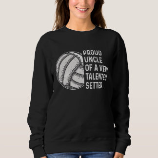 Sweatshirt Mens Volleyball Pour Un Oncle D'Un Joueur De Volle