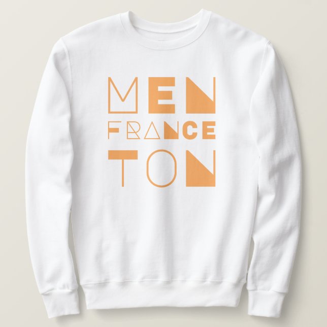 SWEATSHIRT MENTON FRANCE (Design devant)