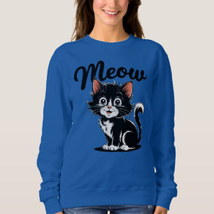 Sweatshirt Meow Cat