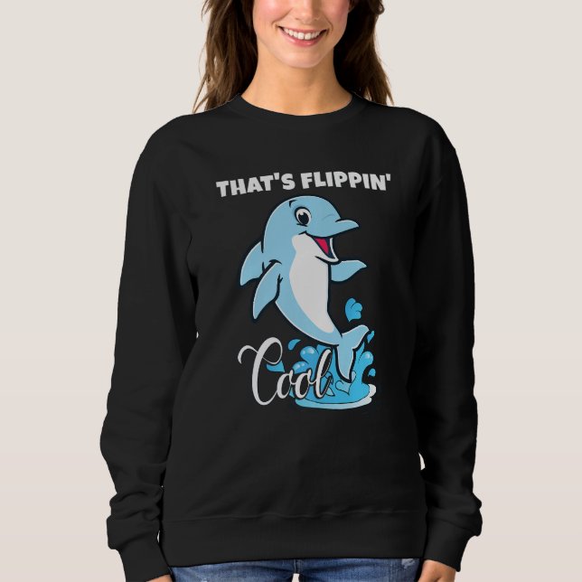 Sweatshirt Mer des dauphins (Devant)