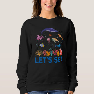 Sweatshirt Mer Océan Nature Océan Étudiant Biologie Marine